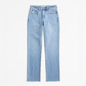 Size 27/4 regular Abercrombie & Fitch straight mid-rise curve love jeans